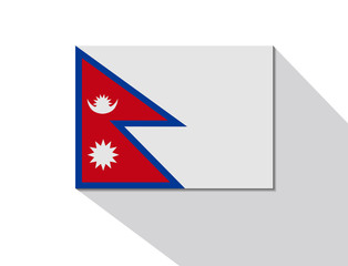 nepal long shadow flag