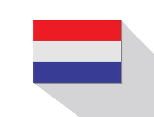netherlands long shadow flag