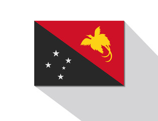papua new guinea long shadow flag