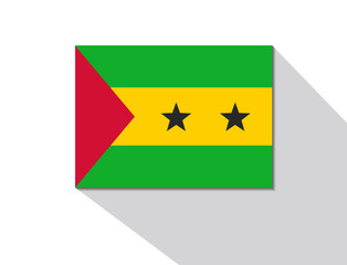sao tome and principe long shadow flag