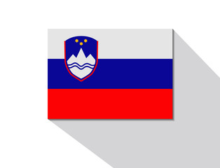 slovenia long shadow flag