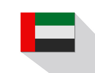 united arab emirates long shadow flag