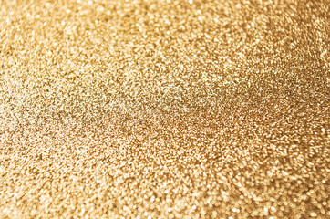 Golden glitter background