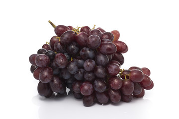 Violet Grape on White background