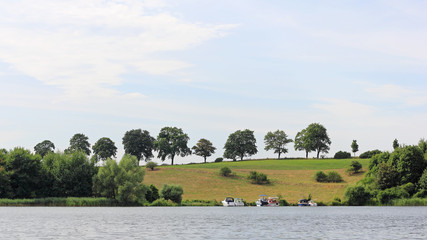 Uferstraße am Ziegelsee in Schwerin