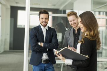 Young people in the office