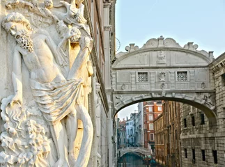 Photo sur Plexiglas Pont des Soupirs Bridge of Sighs in Venice - Italy