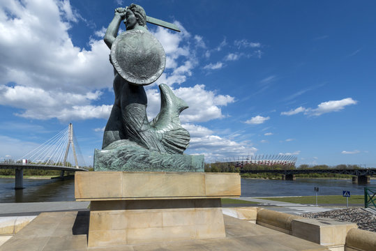 Fototapeta The Warsaw Mermaid called Syrenka