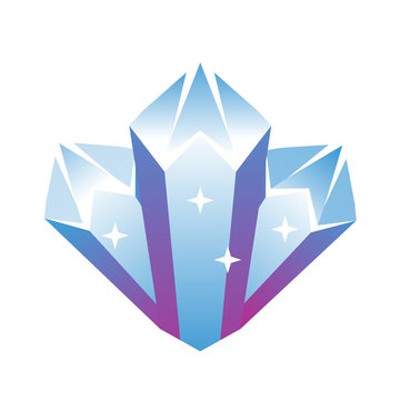 Vector crystal  icon