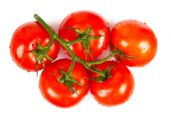 bunch of ripe tomatoes