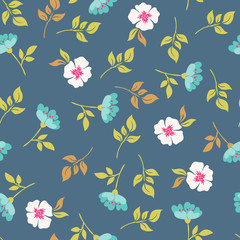 blooming briar. seamless background