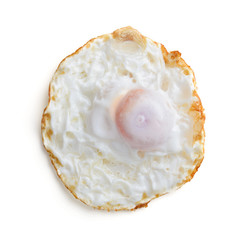 fried egg isolated