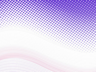 Obraz premium Abstract purple halftone with blend