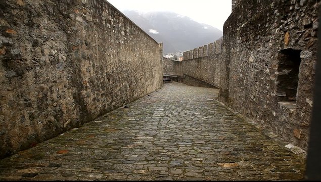 Fort wall at Switzerland