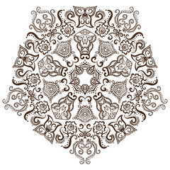 circular pattern of indian