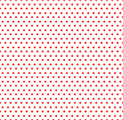 White and red pop-art, polka dot seamless background,  seamless © Pixxsa
