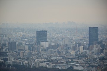 Skyline von Tokio, Japan