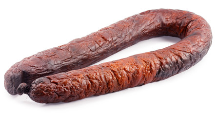 sausage isolated on a white background