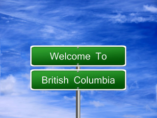 British Columbia Welcome Sign