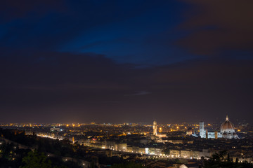 Fototapeta na wymiar Firenze - Night skyline
