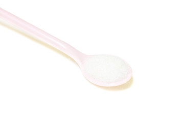 sugar in spoon