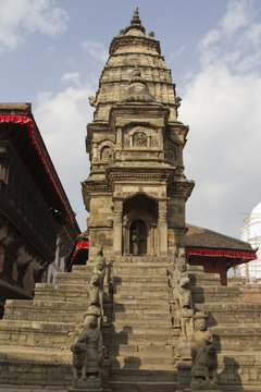 Ancient temple in Bhaktapur, Nepal
