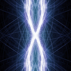 Blue electric lighting, abstract electrical background