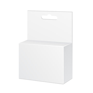 White Product Package Box Illustration