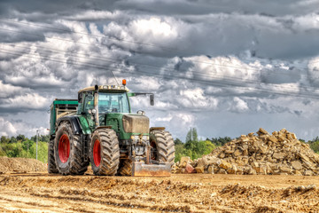 Obraz premium ciągnik