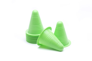 green cones