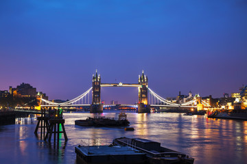 Obraz na płótnie Canvas Tower bridge in London, Great Britain