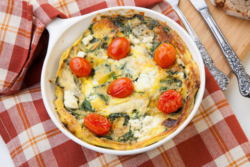 Kale Tomato Frittata