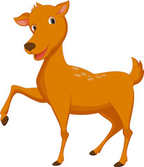 cute deer cartoon