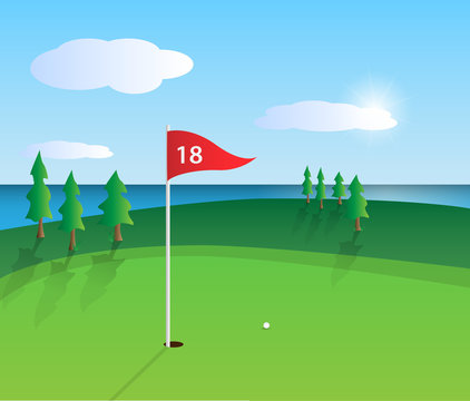Golf Illustration