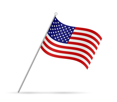 USA Flag Illustration