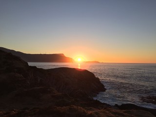 Sonnenuntergang in norwegen