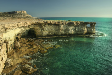 Sea caves Ayia Napa at Cyprus