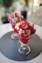 Fruits and Ice Cream