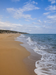 Sandy beach at Northern Cyprus