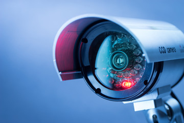 Security CCTV camera in office building - 82273744