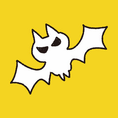 bat doodle drawing