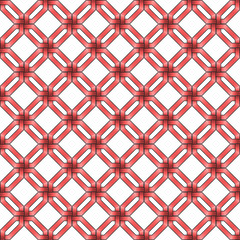 abstract red metallic wickerwork pattern