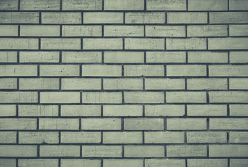 Vintage white  brick stone wall seamless background and texture
