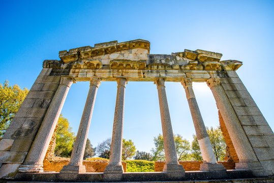 Temple ruins in Ancient Apollonia