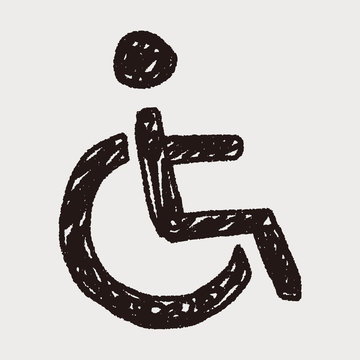 chair wheel doodle