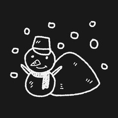 snowman doodle