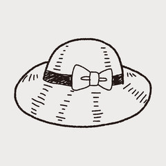 doodle Straw hat