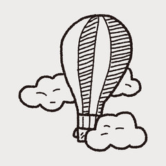 doodle hot air balloon