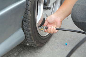 Inflate tires