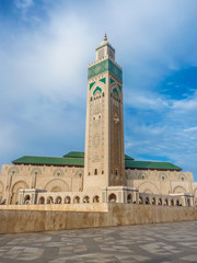Third largest Mosque Hassan II in Casablanca Morocco